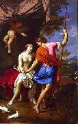 Nicolas Mignard Venus and Adonis oil painting
